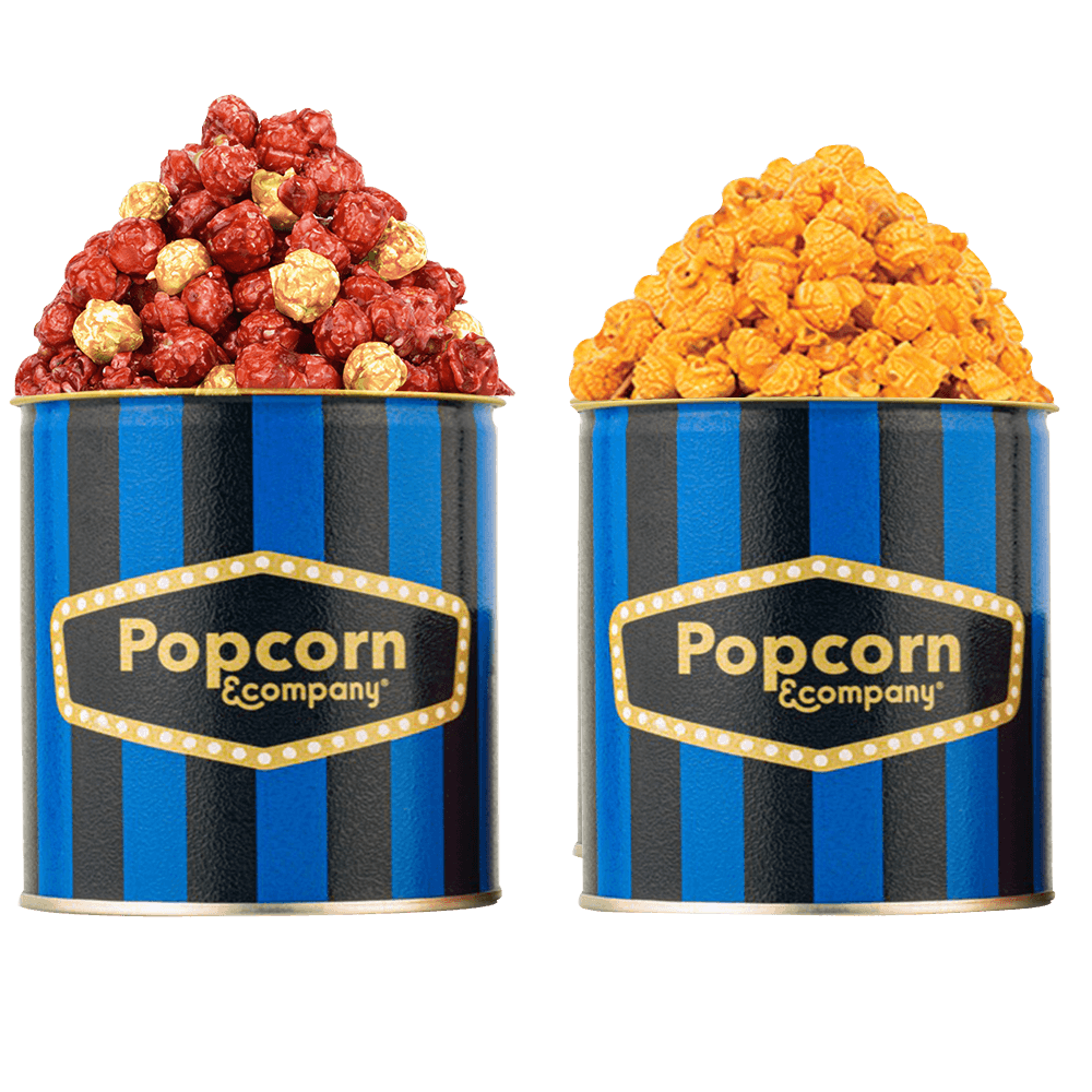 Popcorn & Company Festive Gift Combo- 190 Gm(Red Velvet & Cheddar Cheese Popcorn)