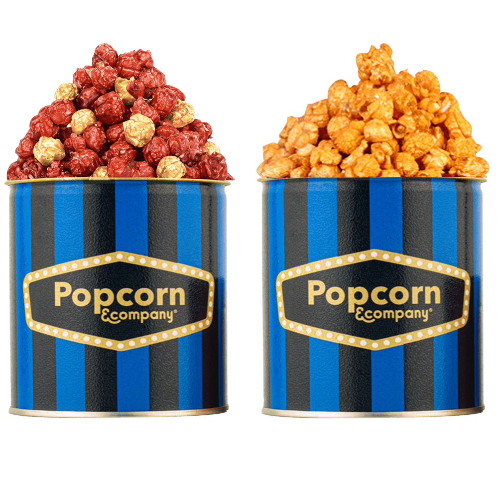 Popcorn & Company Festive Gift Combo- 190 Gm(Red Velvet & Tomato Burst Popcorn)