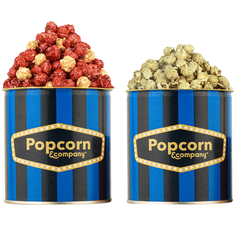 Popcorn & Company Festive Gift Combo- 190 Gm(Red Velvet & Lemon Pepper Popcorn)