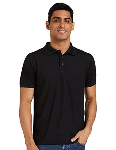 Cotton T-Shirt For Men - Black (Small)