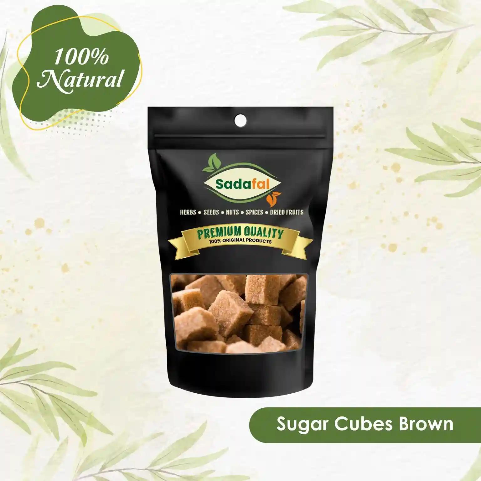 Sadafal Premium Quality Brown Sugar Cubes - 900 Grams