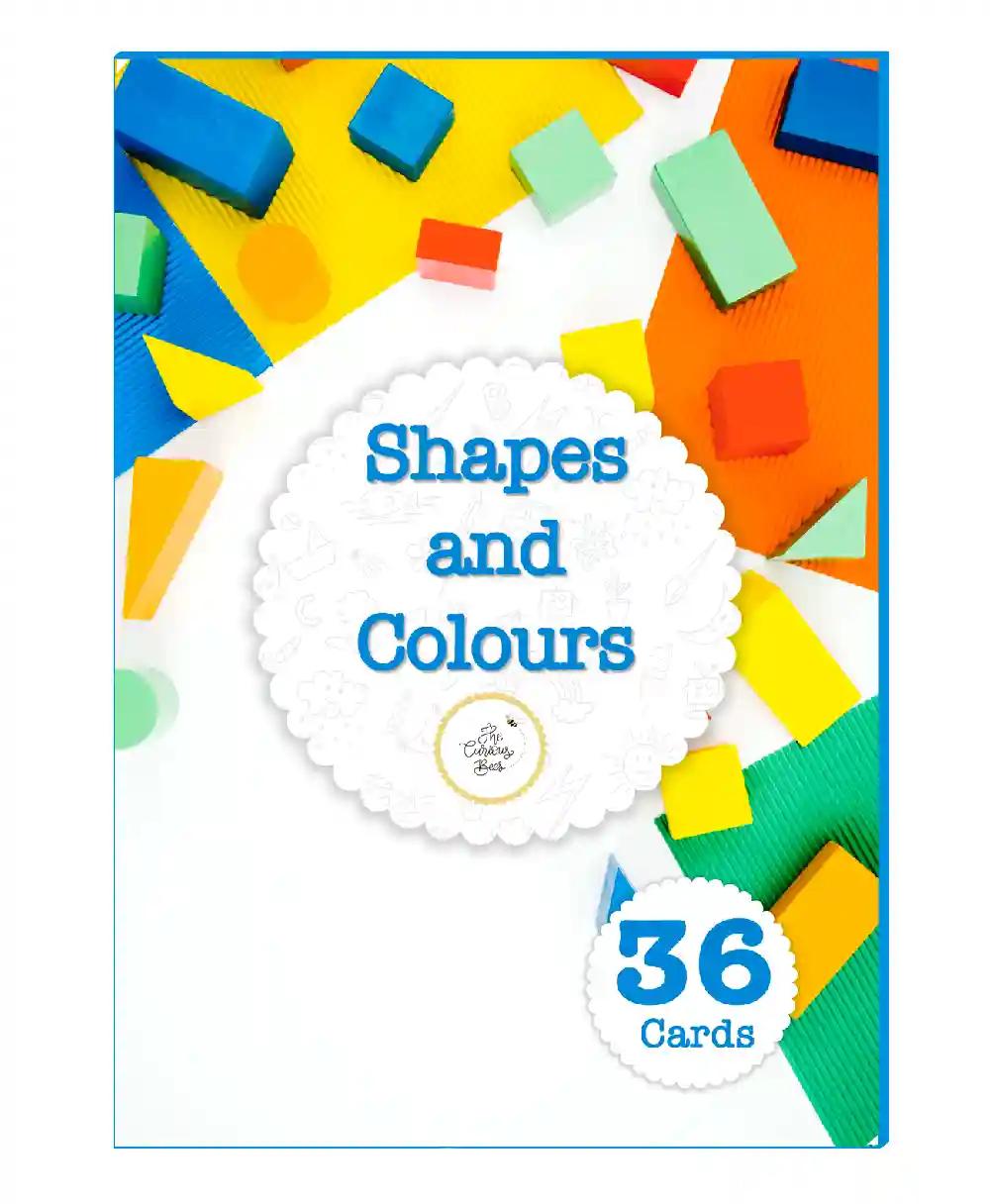 The Curious Bees - Shapes and Colours Flash Cards