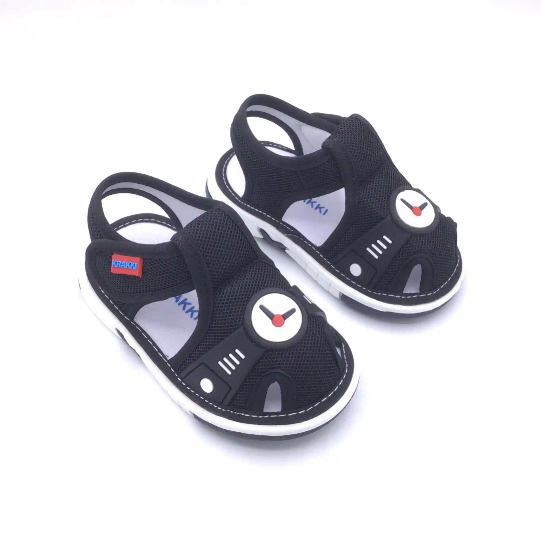 Early Walkers Extra Comfort Musical Sandals - Black (Size - EU 19)