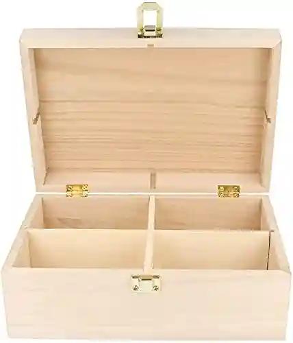 Woodcraft Original Multipurpose Wooden Tea Box