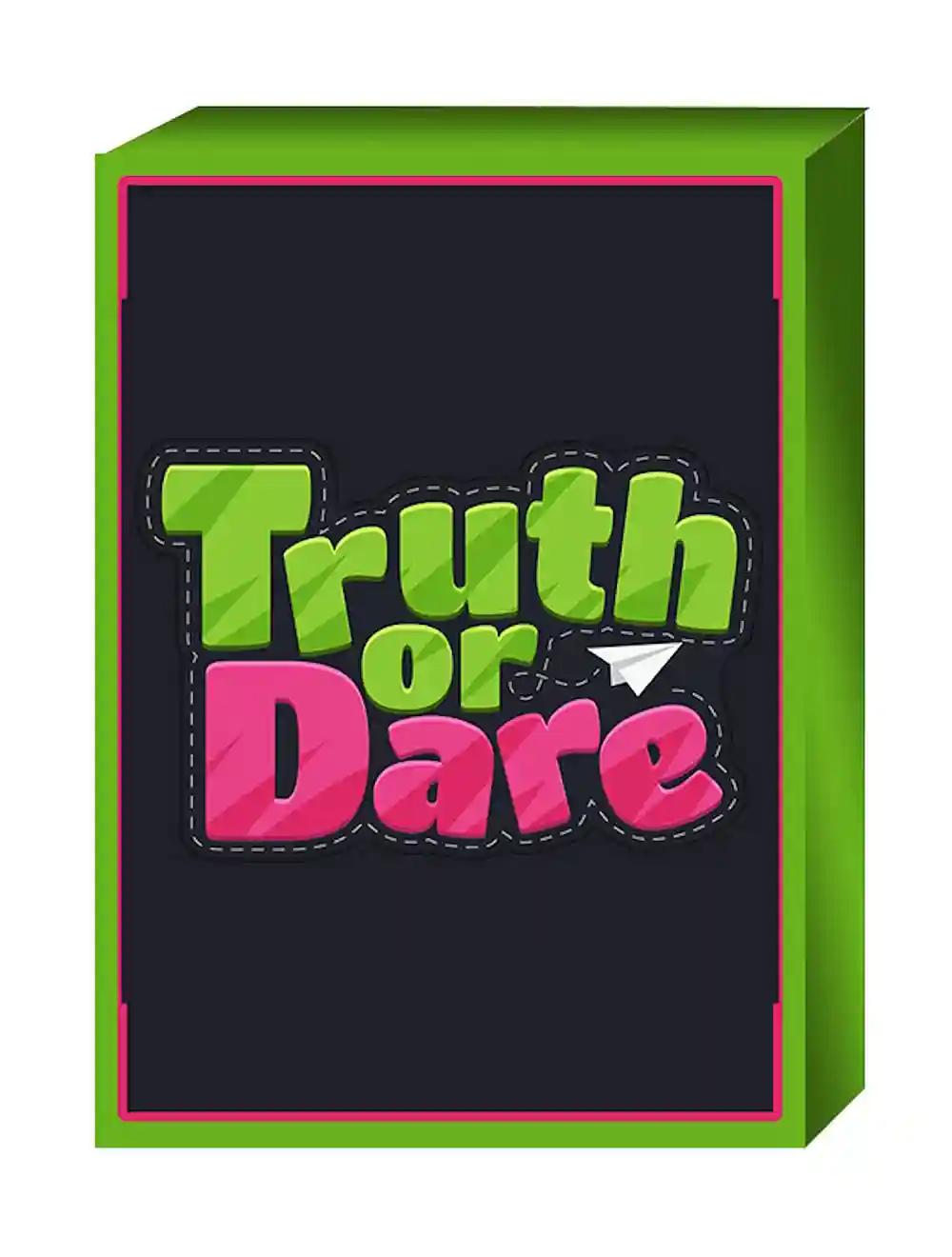 Woodcraft Original Truth Or Dare Card Game For Teen & Party Game - 50 Cards