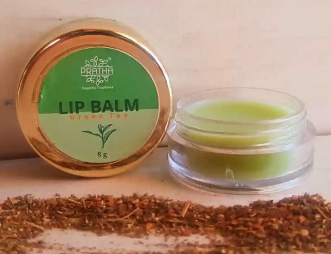 Natural Green Tea Lip Balm (Pack of 2)