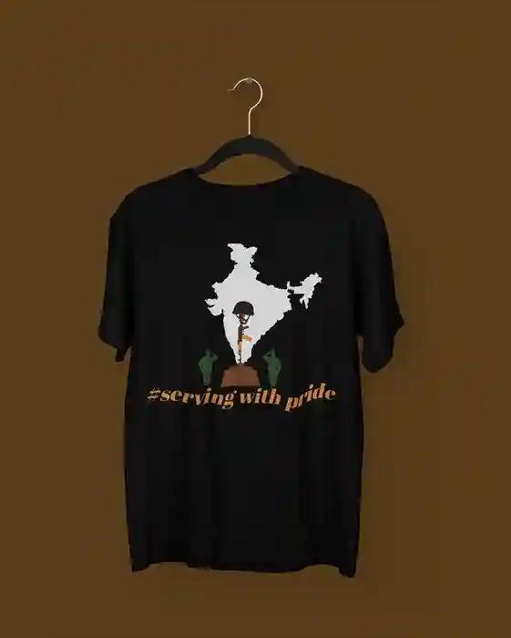 Heritage of Strength Tee for Women: Amar Jawan Jyoti - S