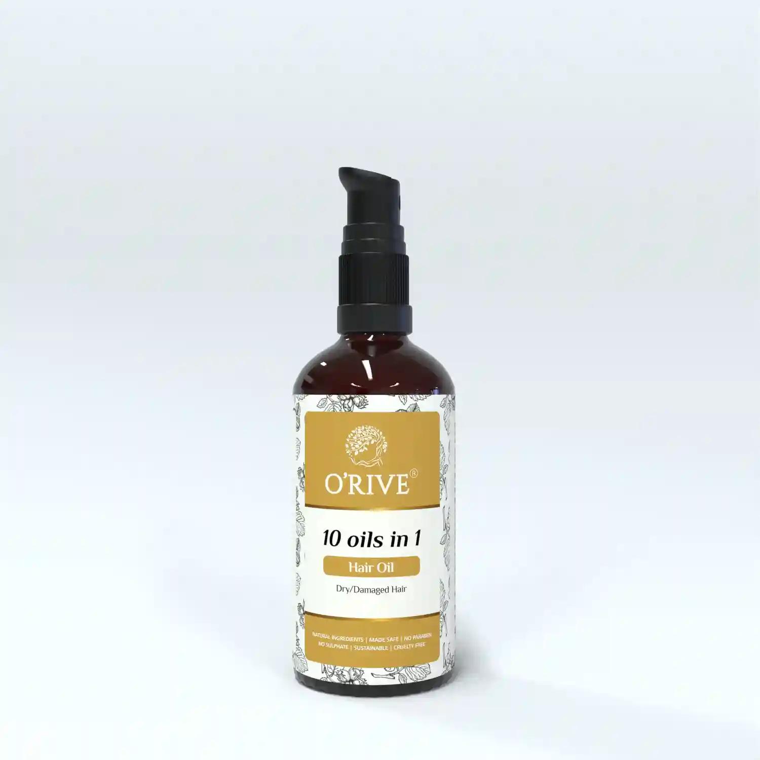 Hair Growth Hair Oil -10 Oils In 1 (Avocado & Walnut) - 50 Ml