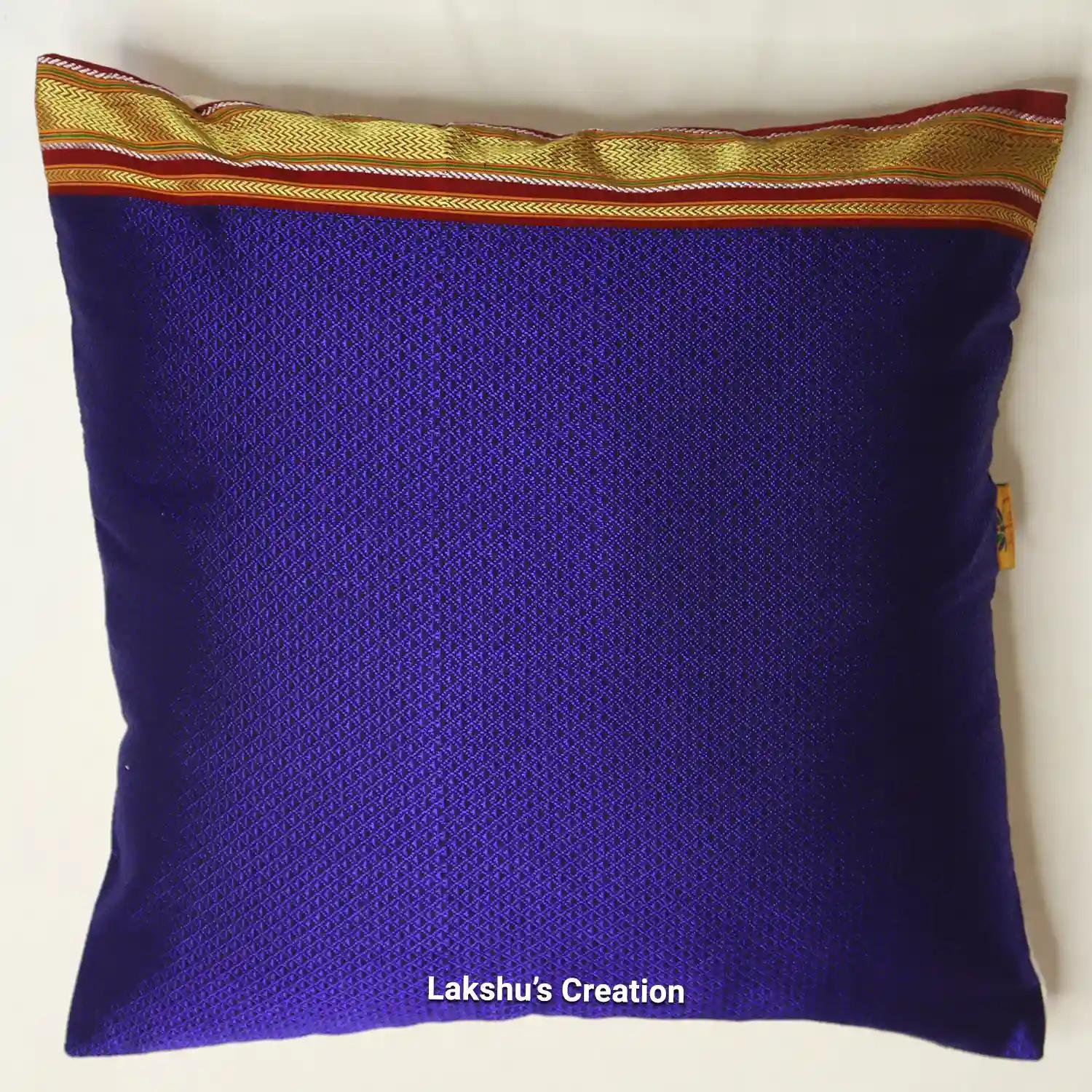 Designer Khun Cushion Covers - Violet (Pack of 1)