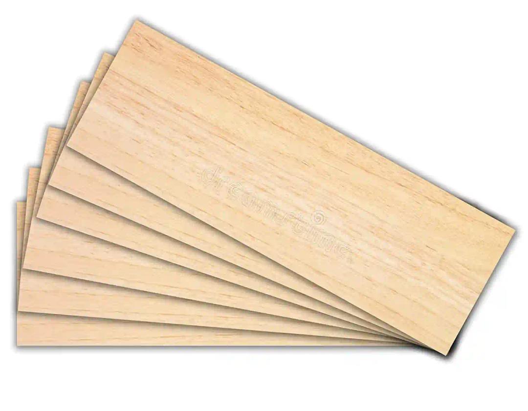 Woodcraft Original Pine Wood Panel Board For Art & Craft  - Pack Of 10