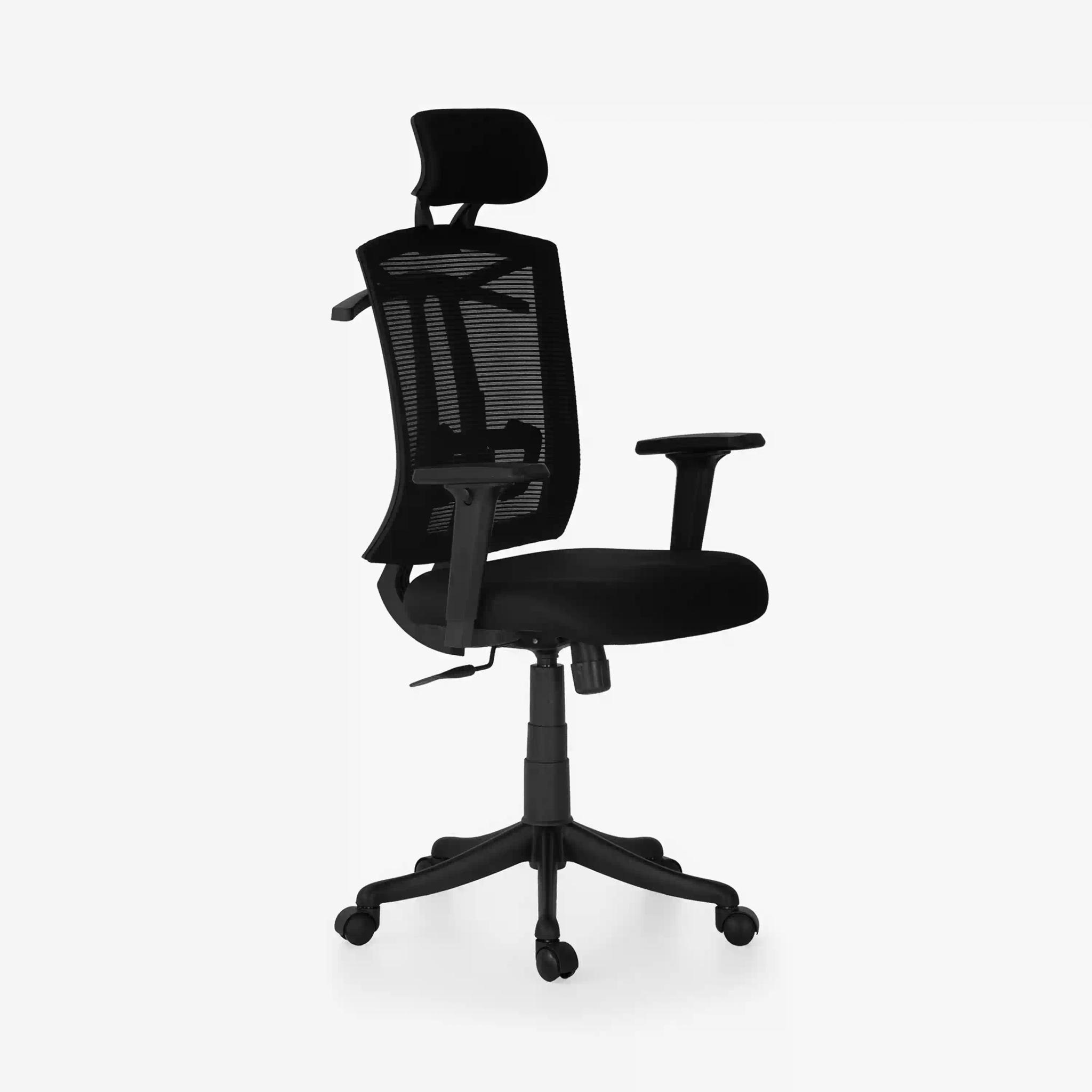 Vienna High Back Ergonomic Chair With Head Rest & Lumbar Support