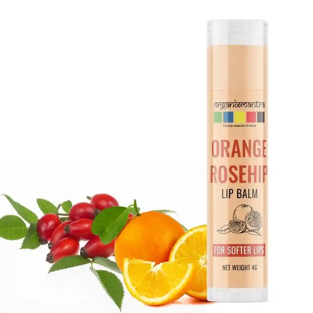 Organix Mantra Orange Rosehip Lip Balm, Luxurious Lip Care & Hydration 4G