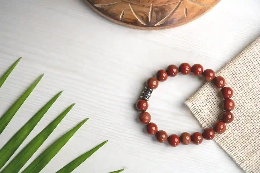 Original Red Jasper Bracelet For Balance, Endurance And Emotional Wellbeing