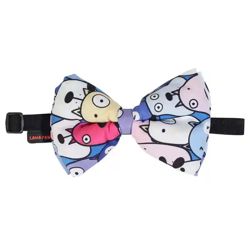 Googly Eyes Blue Dog Bowtie - Small - Medium