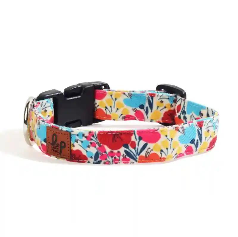 Summery Floral Dog Collar Belt - Small