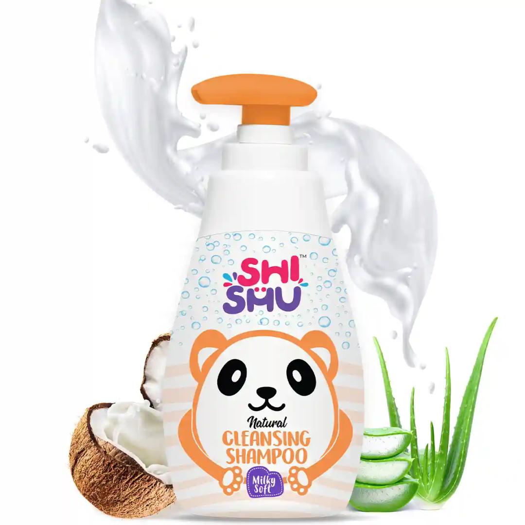 Shishu Natural Milky Soft Cleansing Baby Shampoo 400 Ml - Pack Of 2