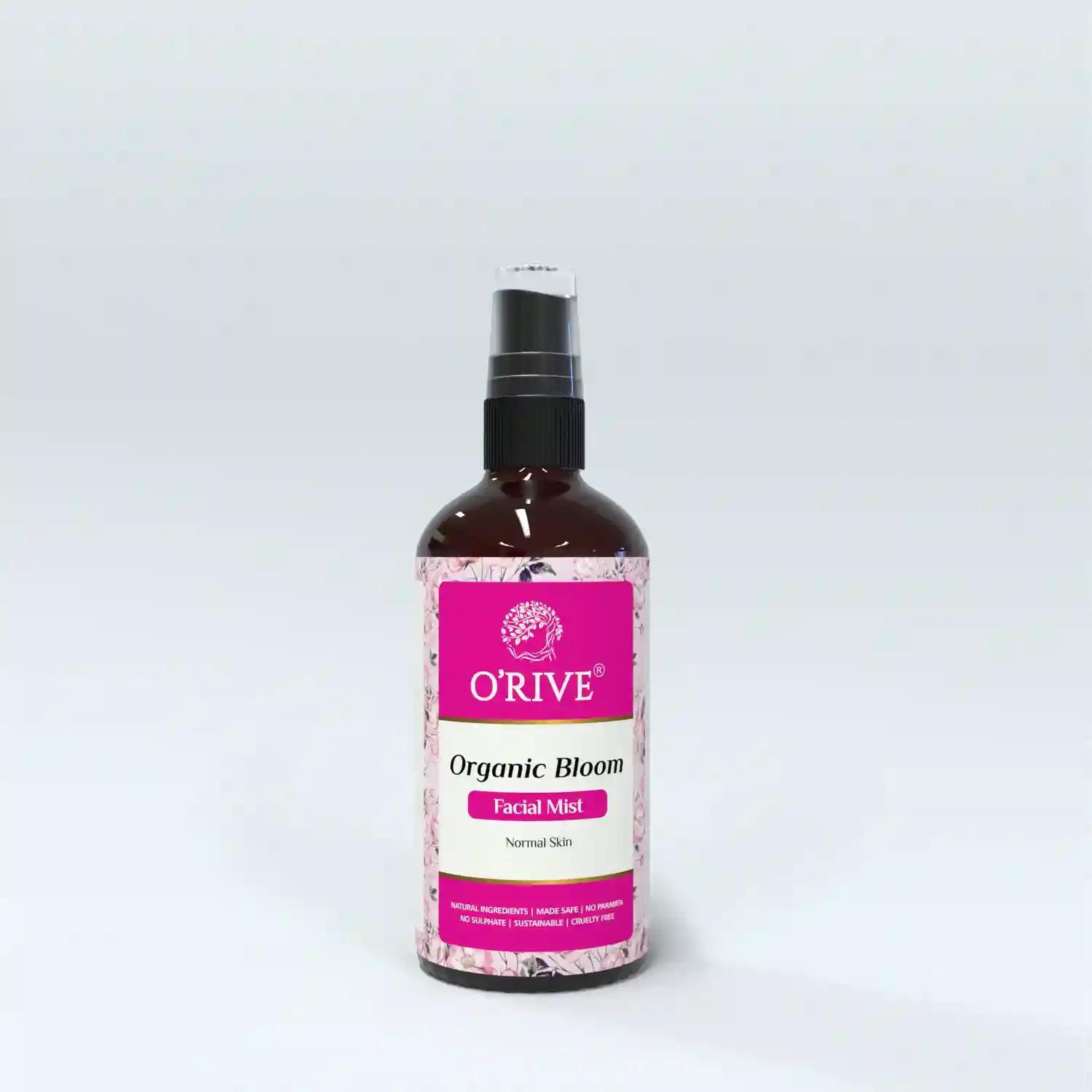 Orive Organic Bloom Face Toner (Damask Rose) - 50 Ml