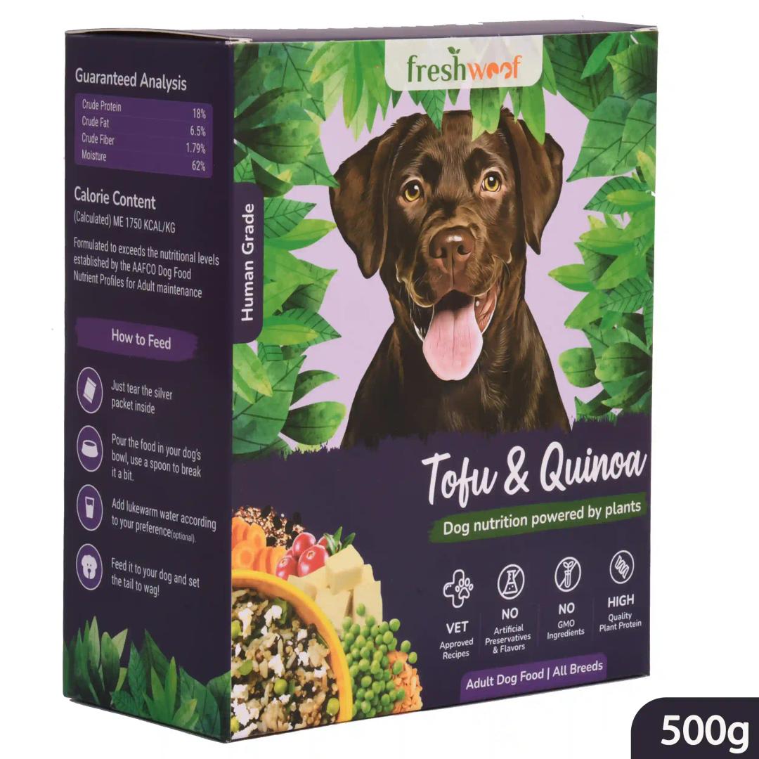 All Natural Vegetarian/Vegan Wet Dog Food - Tofu & Quinoa Set of 2