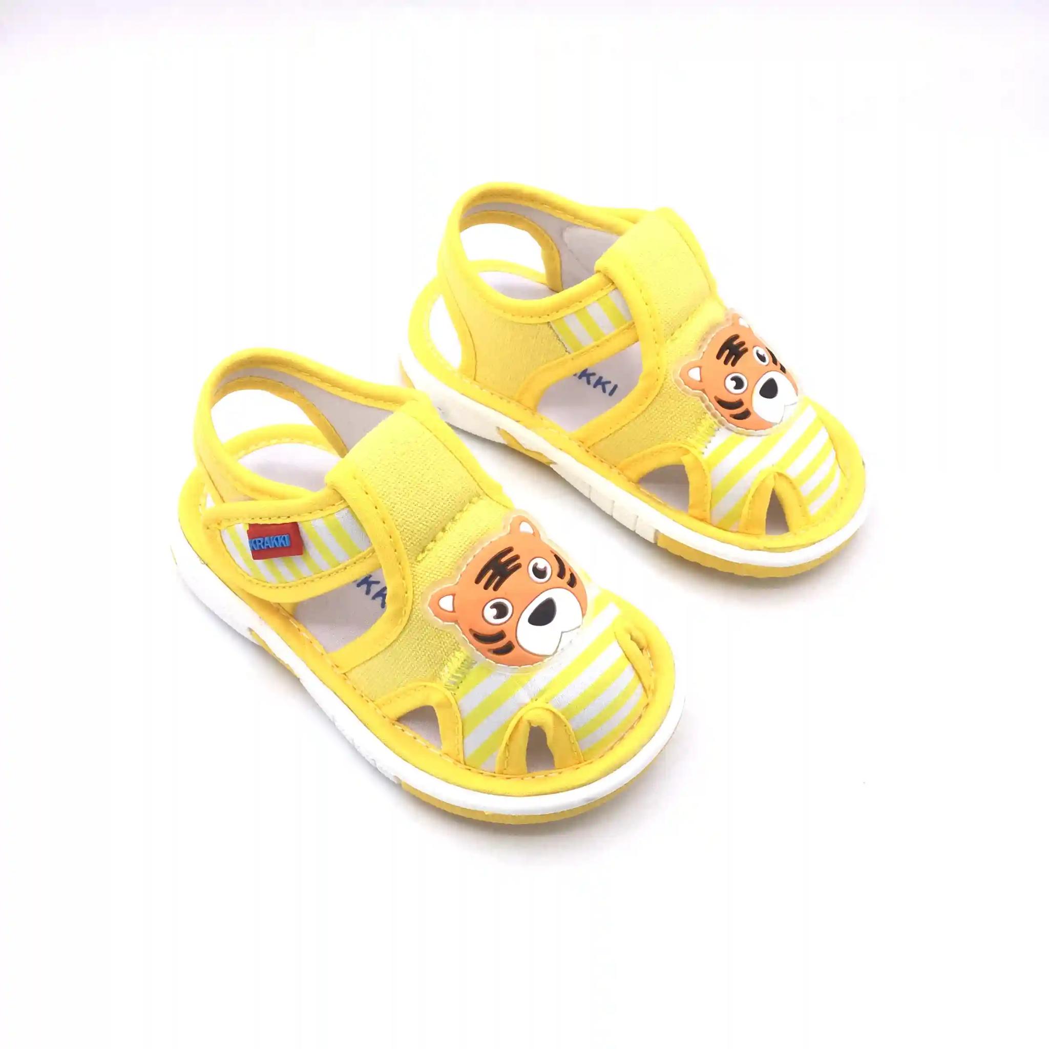 Early Walkers Extra Comfort Musical Sandals - Yellow (Size - EU 20)