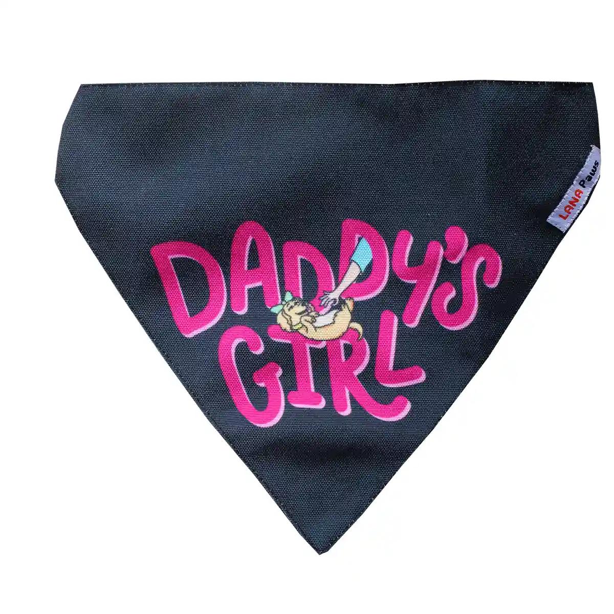 Daddy's Girl Dog Bandana Scarf - Small - Medium