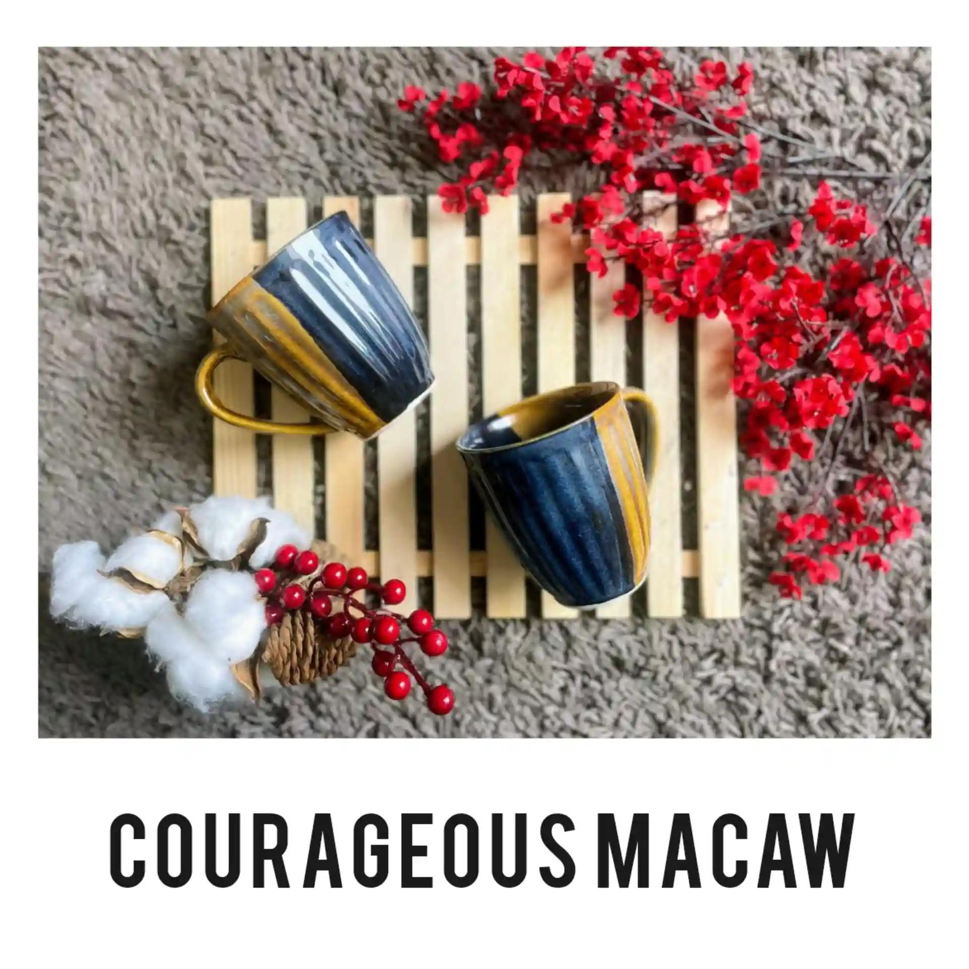 Courageous Macaw Coffee Mug - Set of 1