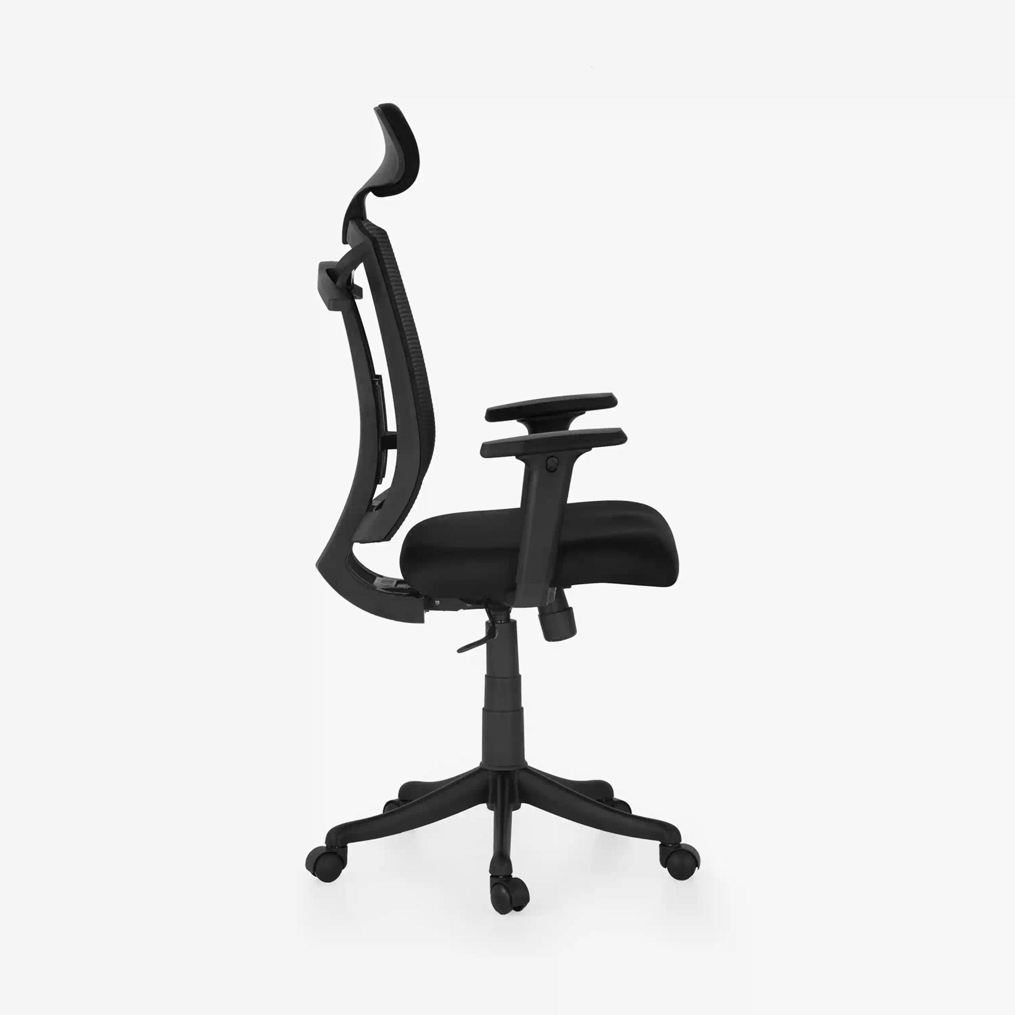 Vienna High Back Ergonomic Chair With Head Rest & Lumbar Support