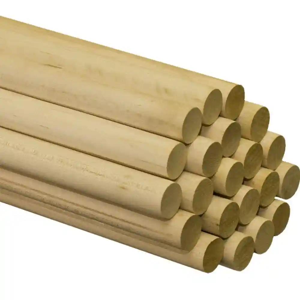 Woodcraft Original Pine Wood Dowels Craft For Macrame Tapestries & Craft Projects- Pack Of 10 (Length 20cm)