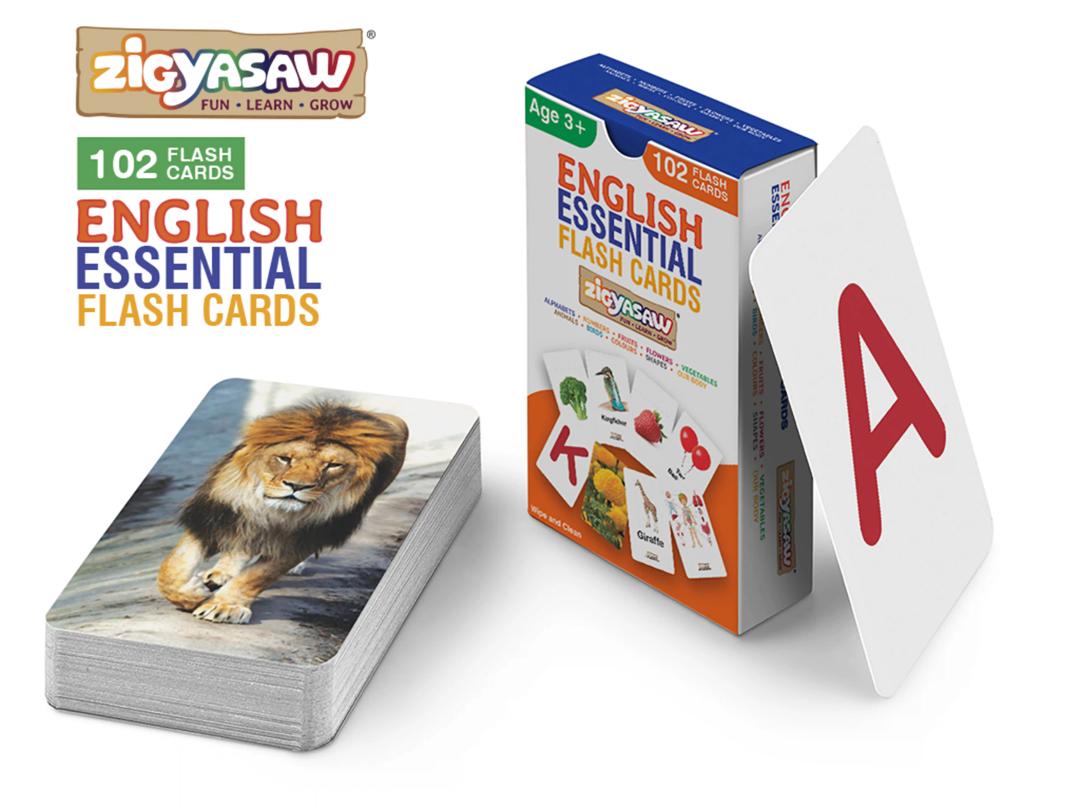 Zigyasaw Essential English Flashcards Combo