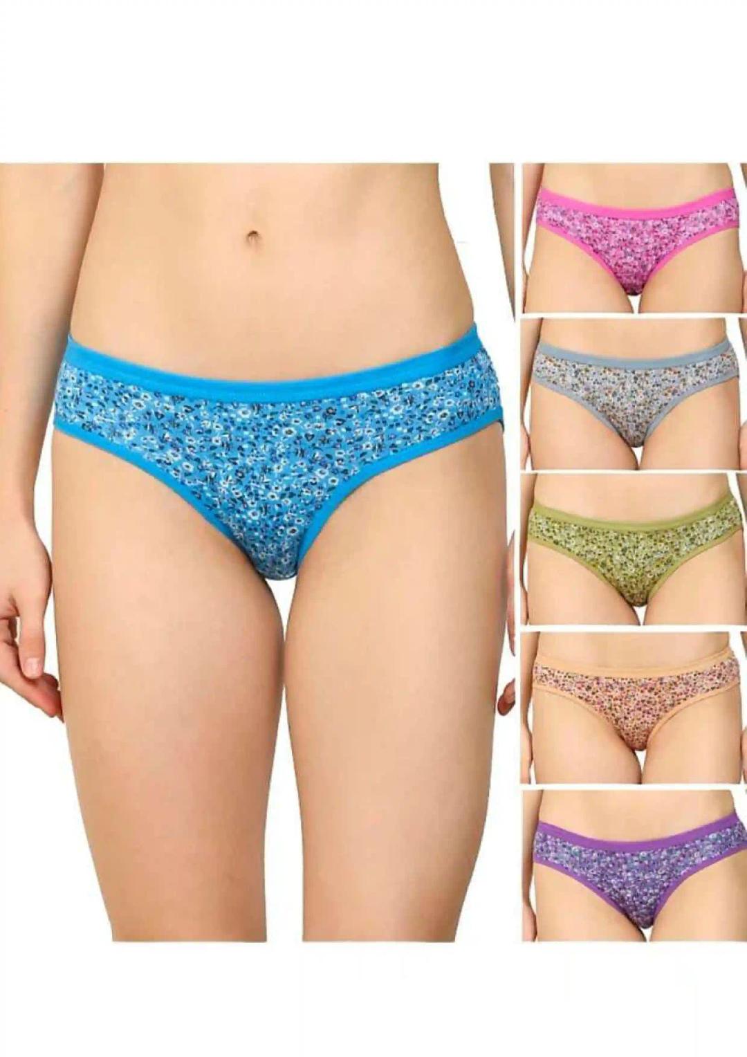 Premium Super Printed Hipster Panty Pack of 6 - Small