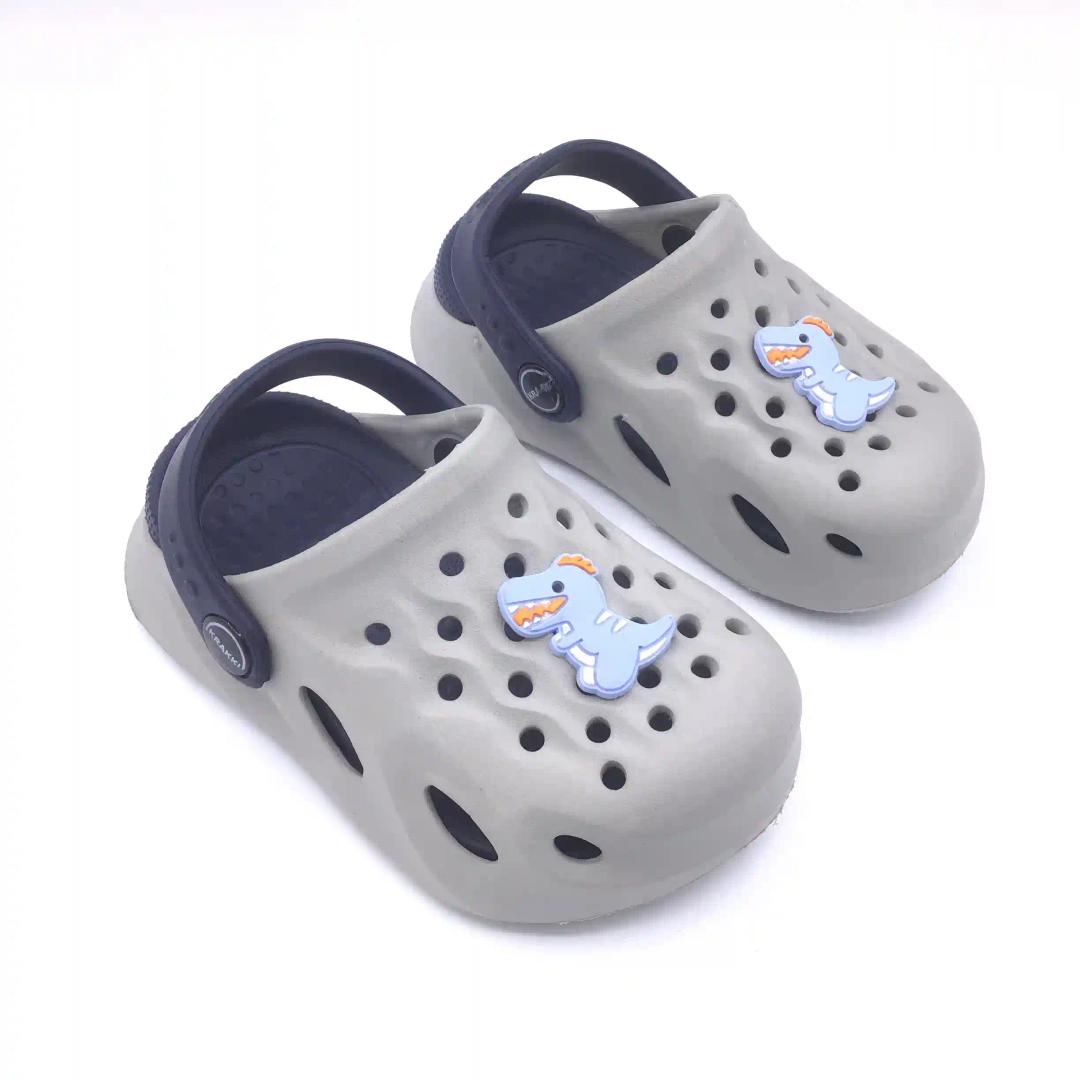 Kids Applique Clogs - Gray | Size: 21