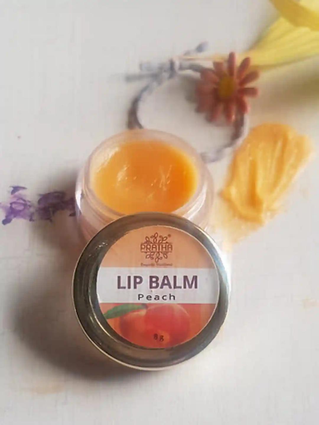 Natural Peach Lip Balm (Pack of 2)