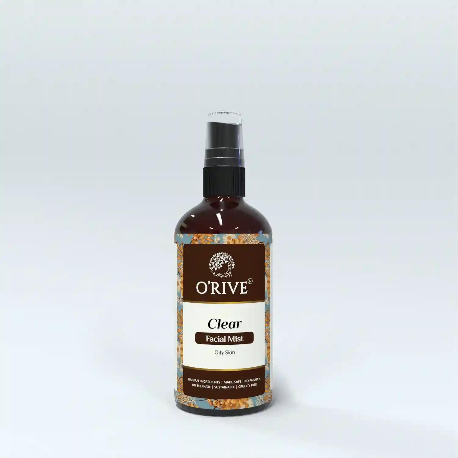 Orive Clear Toner (Willow Bark & Tea Tree) - 50 Ml