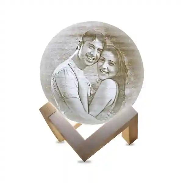 Personalised 3D Moon Lamp for Valentine's Day