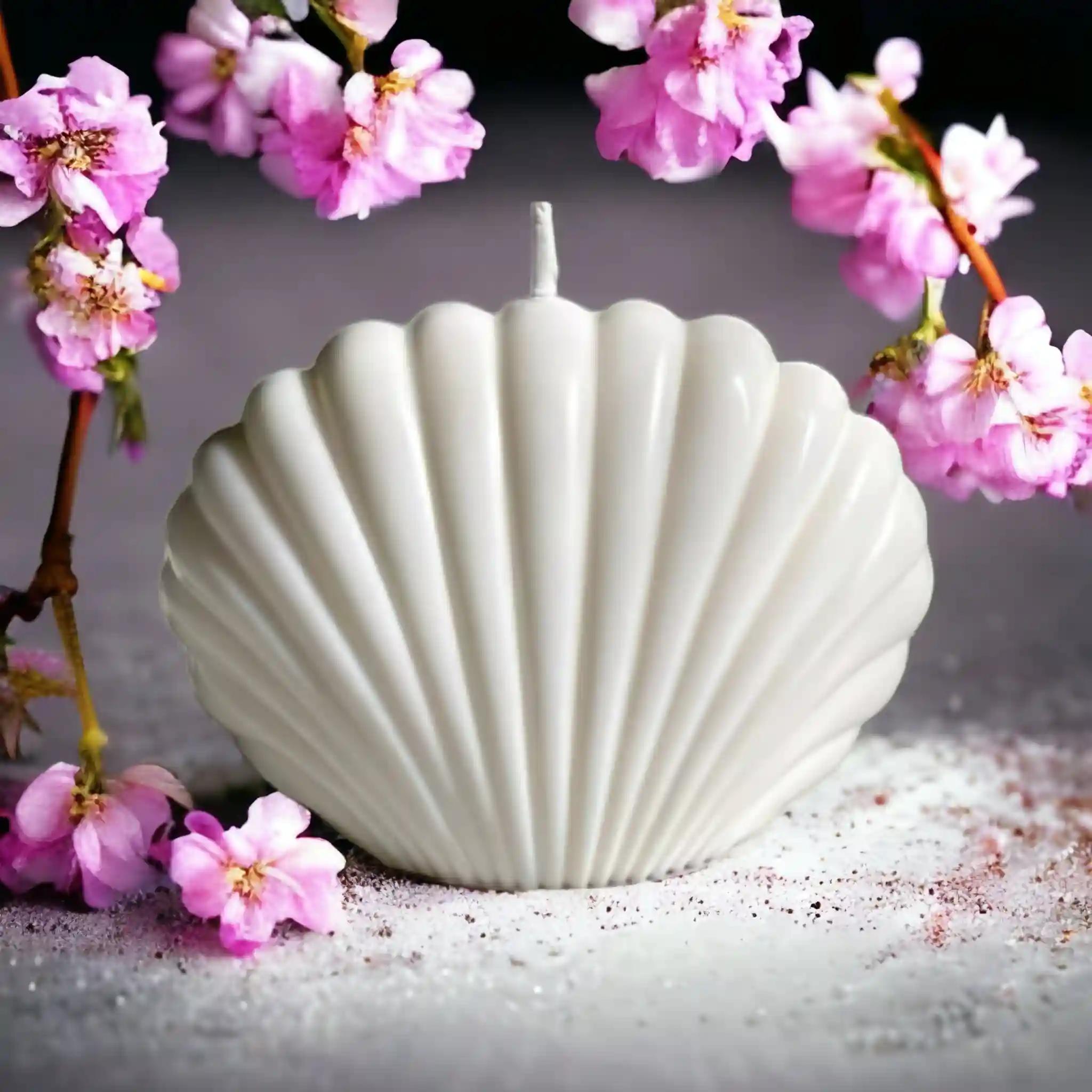 Seashell Candle