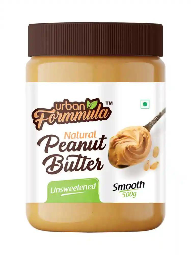 Unsweetened Smooth Peanut Butter - 500 Gm