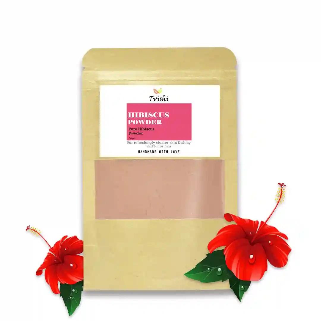 Tvishi Handmade Hibiscus Powder for Men & Women (50 Gms)