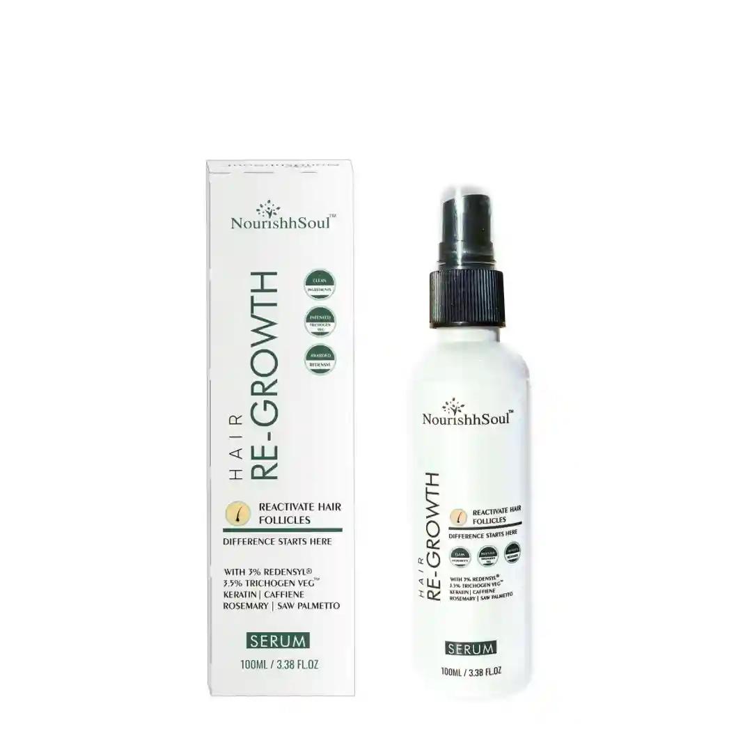 NourishhSoul Hair Regrowth Serum with 3% Redensyl & 3.5% Trichogen Veg - 100 Ml