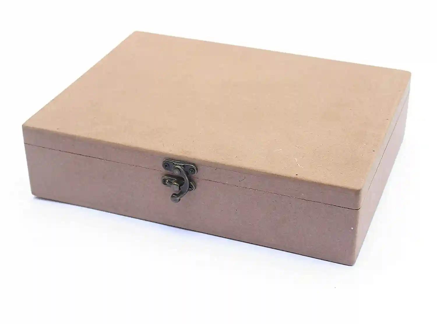 Woodcraft Original MDF Blank Box for Painting And Crafting