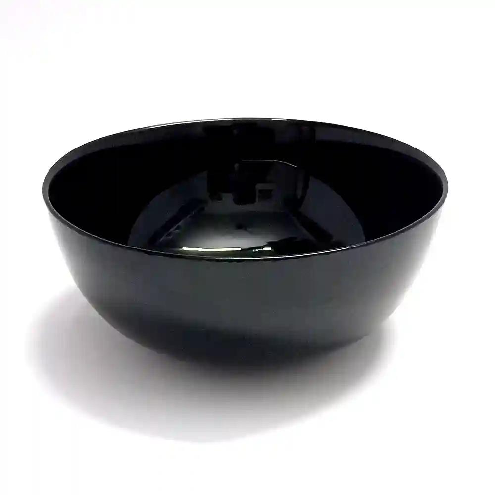 Ceramic Pure Black Soup Bowl - Set Of 1