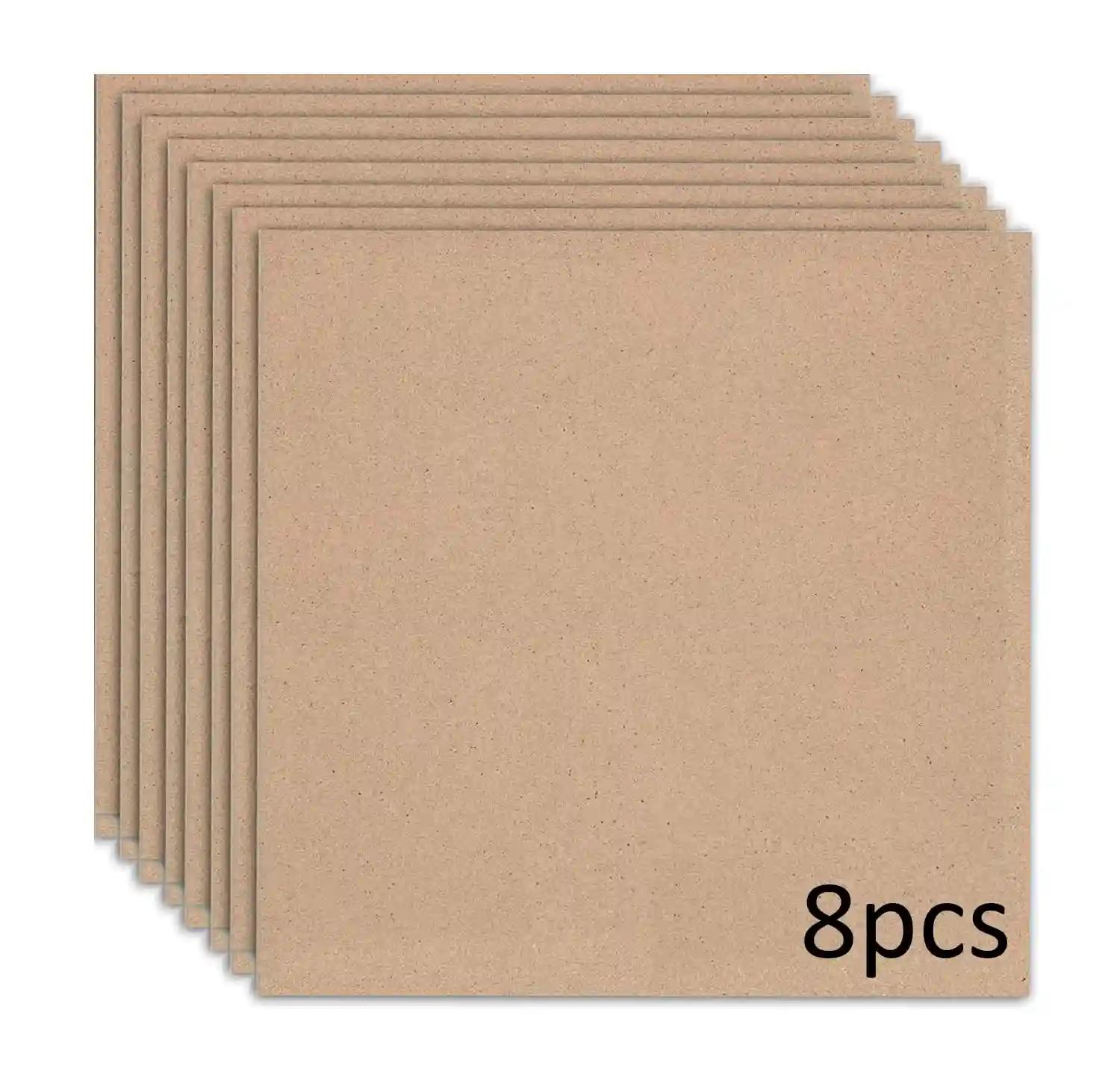 Woodcraft Original MDF Thickness Board For Art and Craft - Pack Of 8