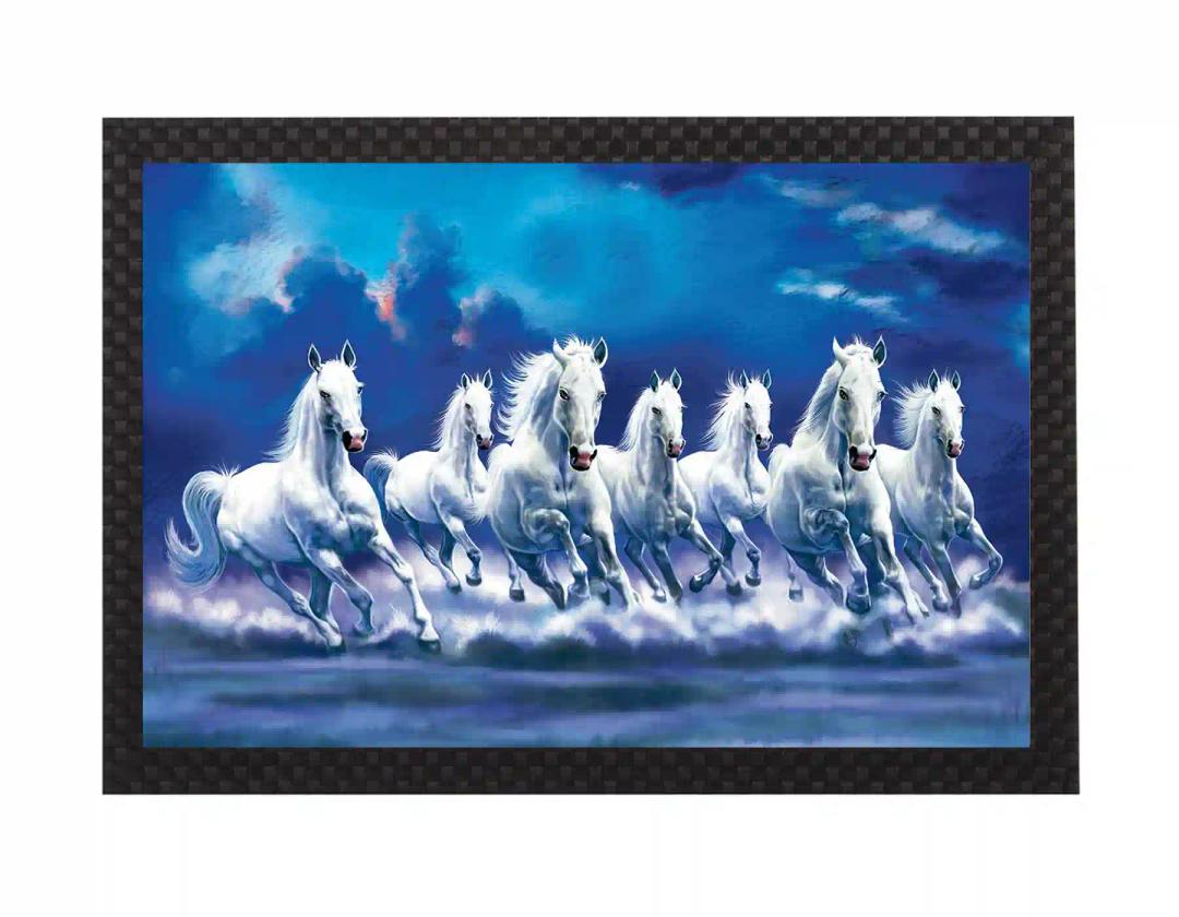 Horse Wall Painting For Home Decoration Pack of 1 (50 x 35 Cm)- Pattern 151