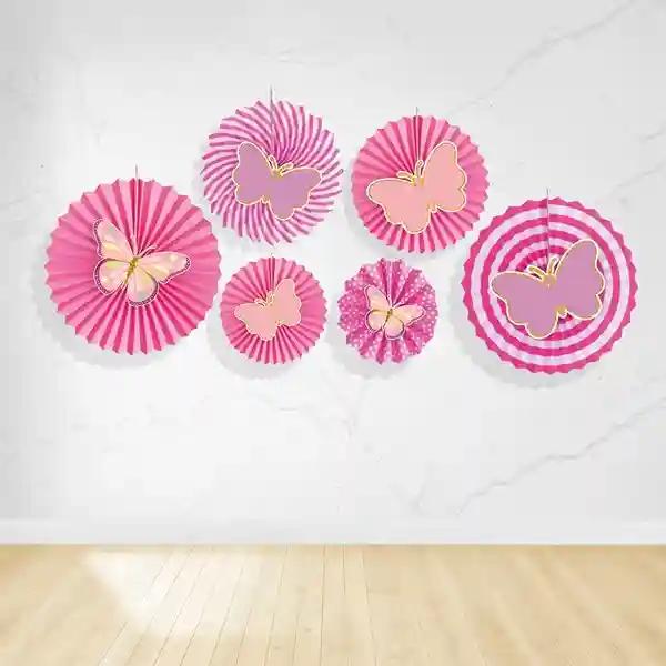 Untumble Butterfly Theme Paper Fans