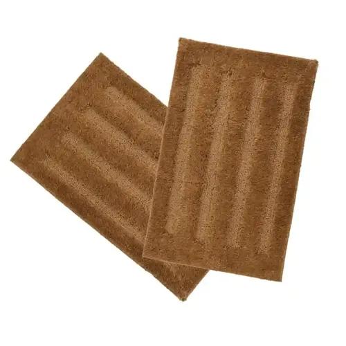 Jaaki Home Microfiber Set of 2 Cut-Loop Anti Skid Bathmat/Doormat